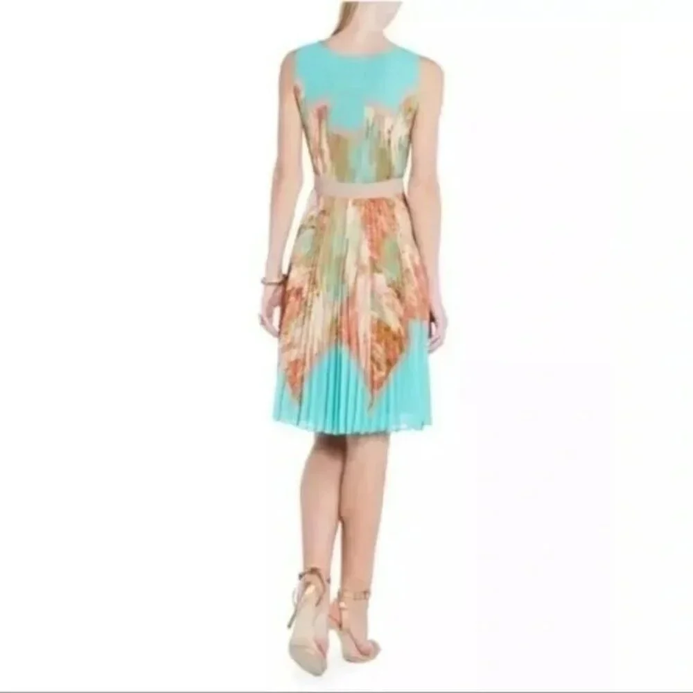 D-4. BCBGMaxazria Ksenia Dress Blue US 0 - Picture 3 of 5